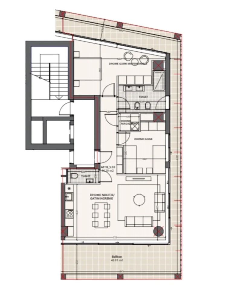 Vlore, shitet apartament 2+1 Kati 9, 163 m² 561.315 € (Vlore)