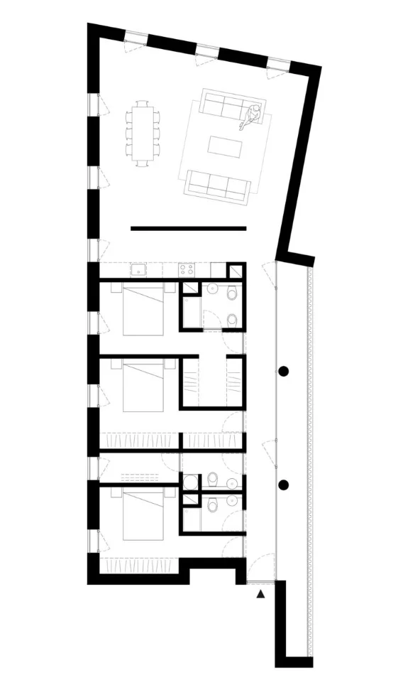 Tirane, shitet apartament 3+1 Kati 1, 186 m² 335.268 € (Mjull-Bathore.)