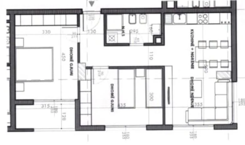 Tirane, shitet apartament 2+1 Kati 11, 87 m² 135.320 € (Fusha e Aviacionit.)