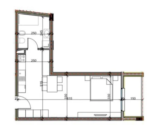 Tirane, shitet garsonier 1+1 Kati 3, 59 m² 69.000 € (Paskuqan)