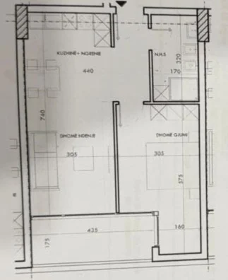 Tirane, shitet apartament 1+1 Kati 9, 75 m² 72.653 € (Astir.)