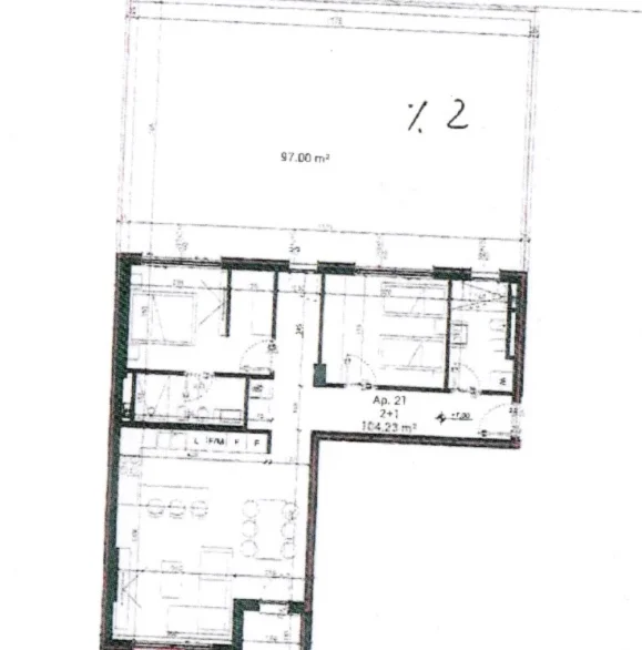 Tirane, shitet apartament 2+1 Kati 2, 225 m² 339.912 € (Mjull-Bathore)