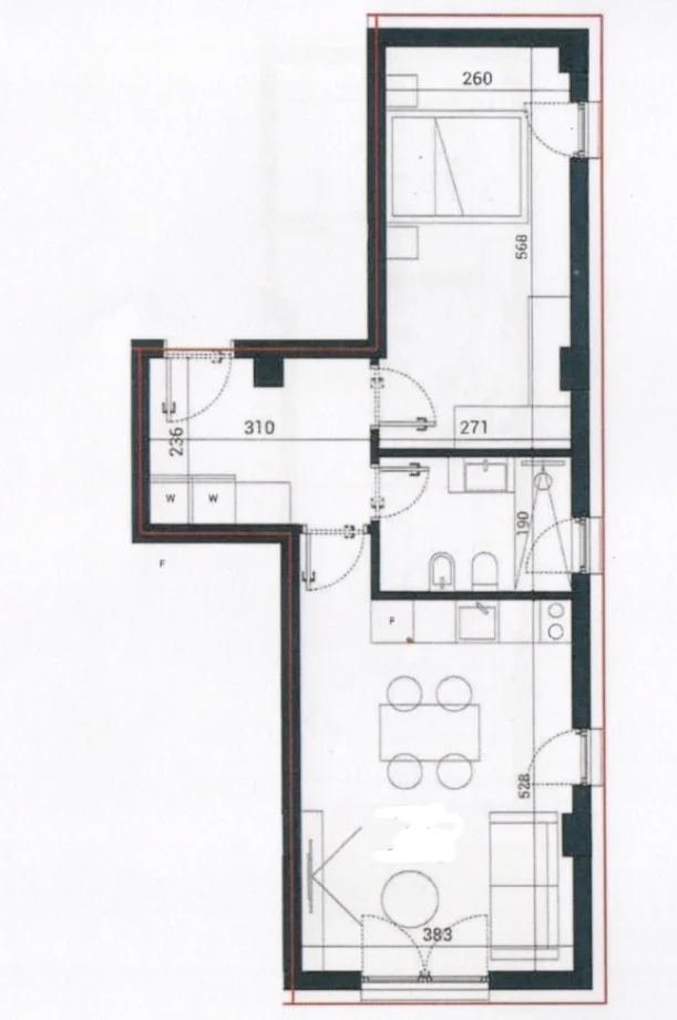 Vlore, shitet apartament 1+1 Kati 1, 72 m² 195.399 € (Palase)
