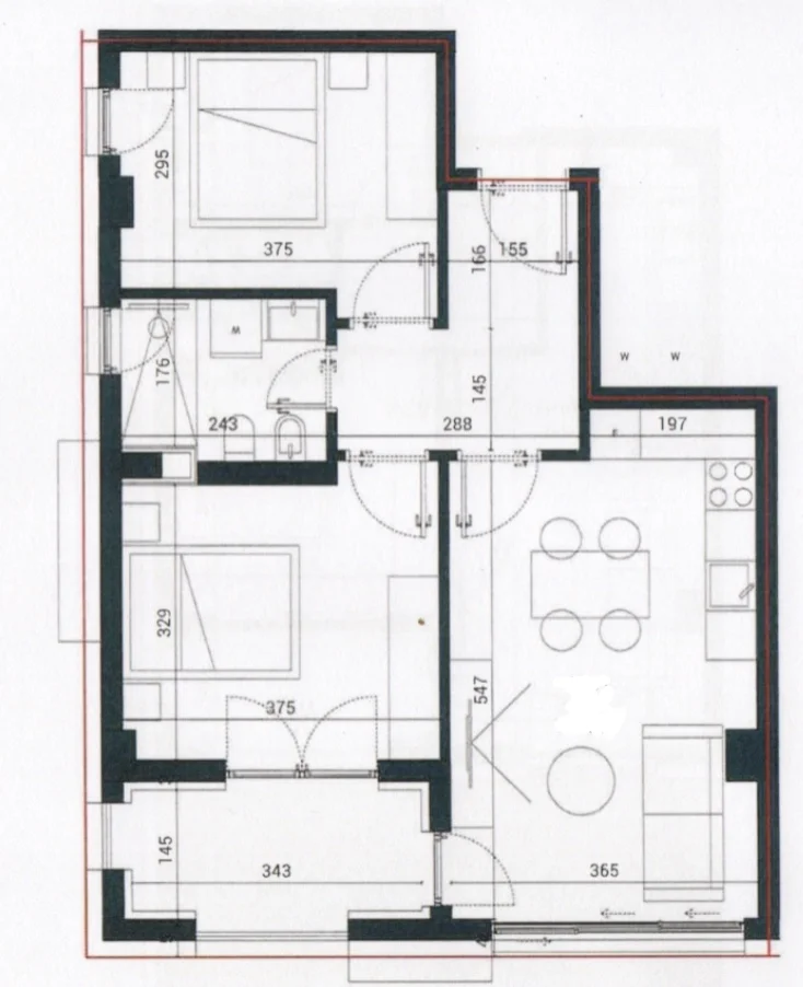 Vlore, shitet apartament 2+1 Kati 1, 91 m² 244.539 € (Palase)