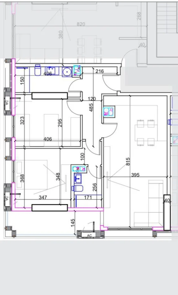 Tirane, shitet apartament 2+1 Kati 8, 130 m² 338.000 € (Komuna e Parisit.)