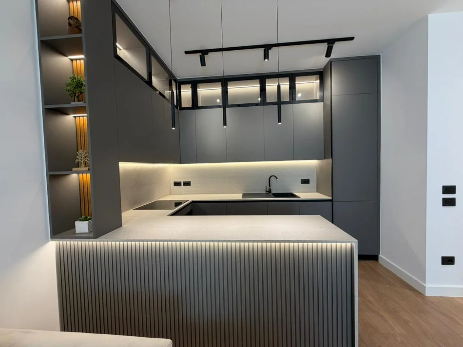 Tirane, jepet me qera apartament 2+1 Kati 1, 90 m² 1.000 € (Porcelani)
