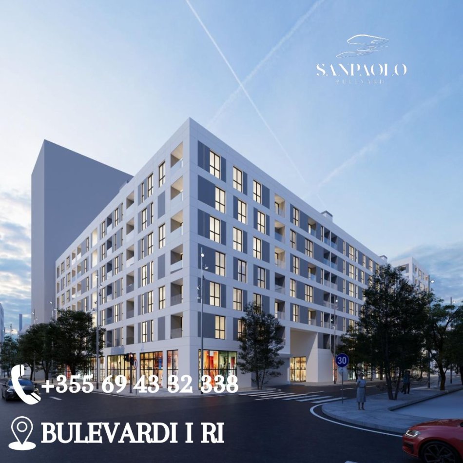 Tirane, shes apartament 1+1+Ballkon Kati 5, 1 m² (Jordan Misja - Bulevardi i Ri)