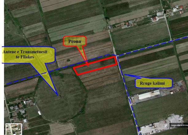 Union Bank shet : Toke 6,700 m2 ne Xhafzotaj, Durres. 10,800,000 leke