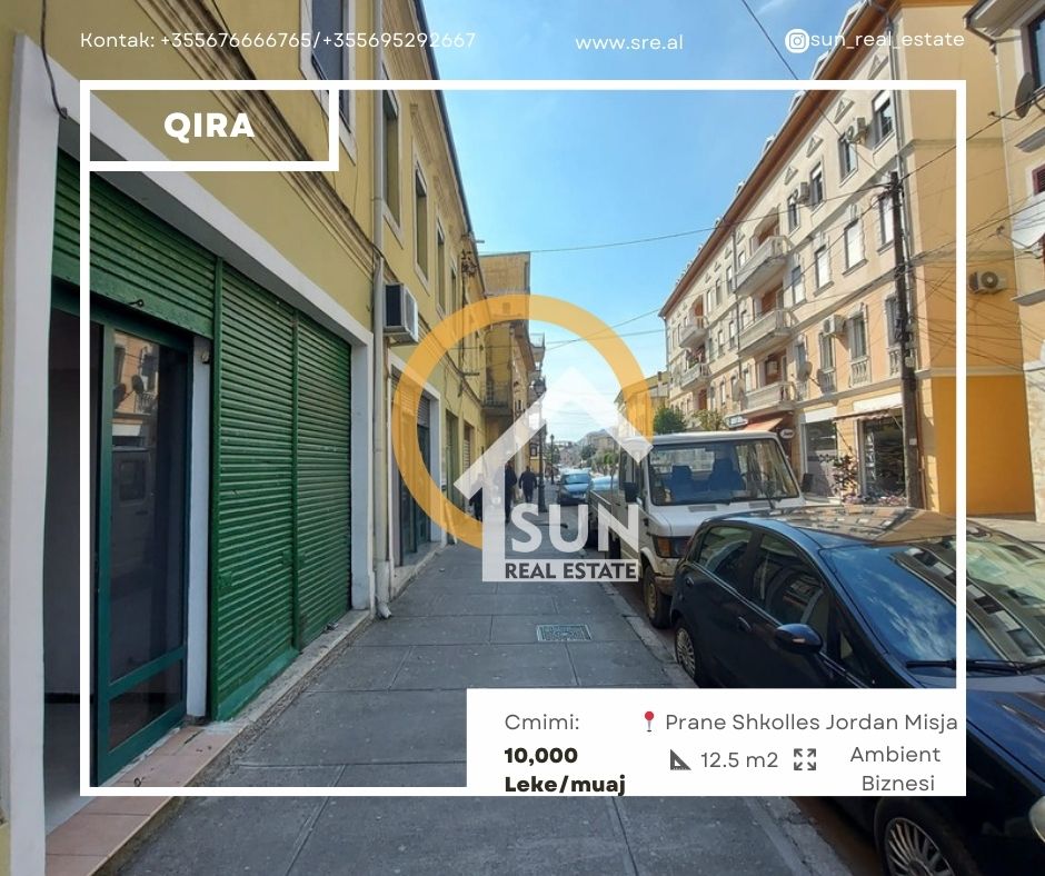 Shkoder, jepet me qera ambjent biznesi , 12 m² (PRANE SHKOLLES JORDAN MISJA)