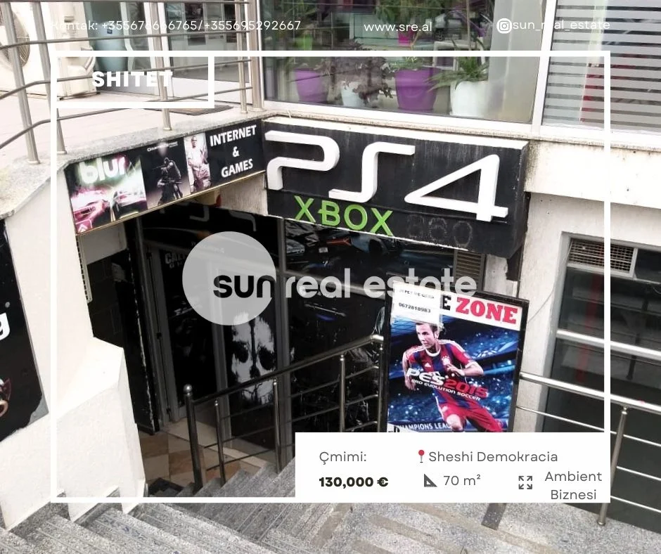 Shkoder, shitet ambjent biznesi Kati -1, 70 m² 130.000 € (QENDER)