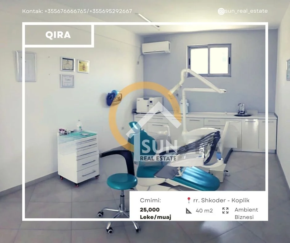 Shkoder, jepet me qera ambjent biznesi Kati 0, 40 m² 250 € (SHKODER-KOPLIK)