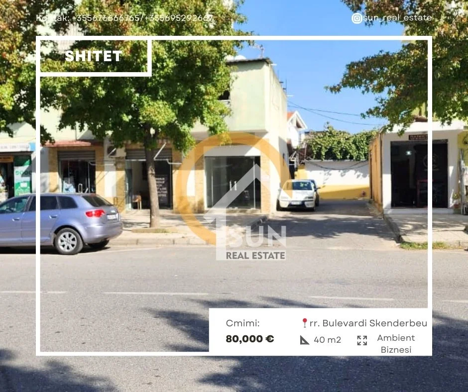 Shkoder, shitet ambjent biznesi Kati 0, 40 m² 80.000 € (rr. BULEVARDI SKENDERBEU)