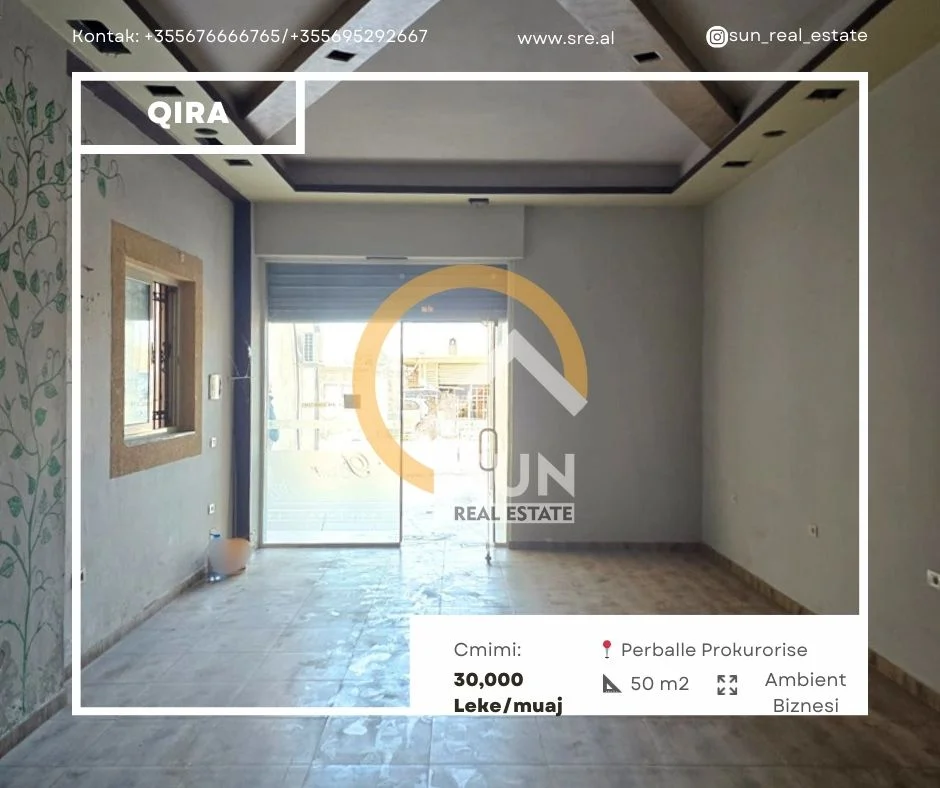 Shkoder, jepet me qera ambjent biznesi Kati 0, 50 m² (PERBALLE PROKURORISE, SHKODER)