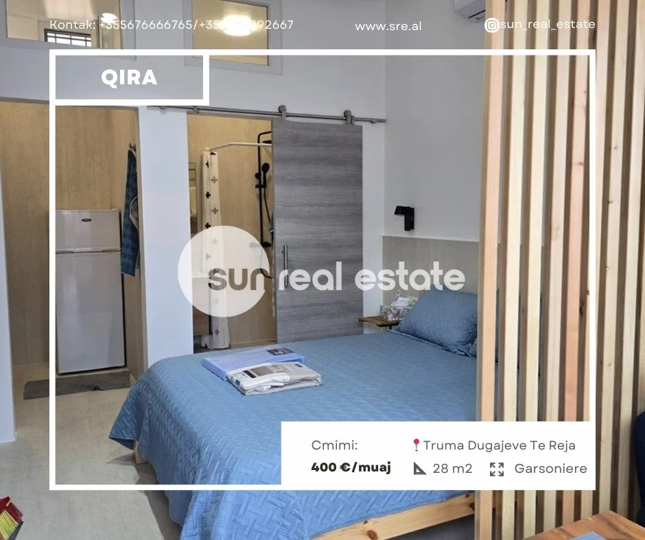 Shkoder, jepet me qera garsonier 1+1 Kati 0, 28 m² 400 € (TRUMA DUGAJEVE TE REJA)