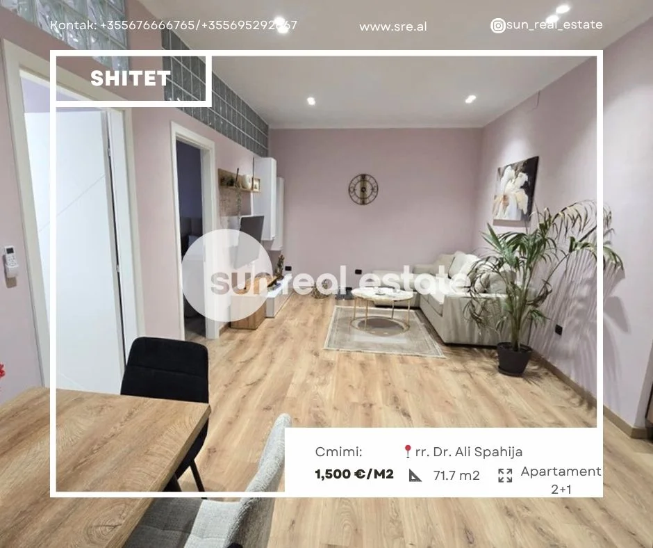 Shkoder, shitet apartament 2+1+Ballkon Kati 0, 71 m² (SHKODER)