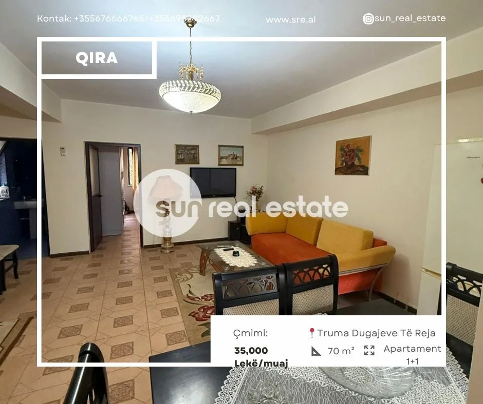 Shkoder, jepet me qera apartament 1+1 Kati 0, 70 m² (AFER TRUMES, SHKODER)