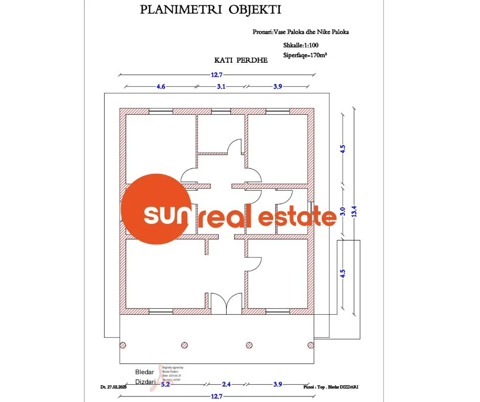 Shkoder, shitet Vile Kati 1, 6.500 m² 160.000 € (SHKODER-VELIPOJE)
