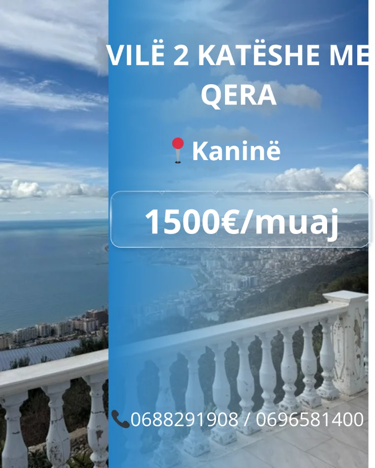 Vlore, jepet me qera Vile 3+1+Ballkon Kati 2, 1.500 € 