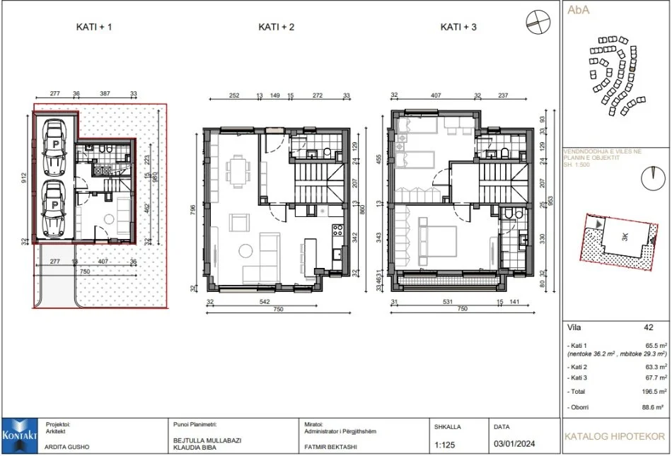 Tirane, shes Vile 3 Katshe , 195 m² 360.000 € 