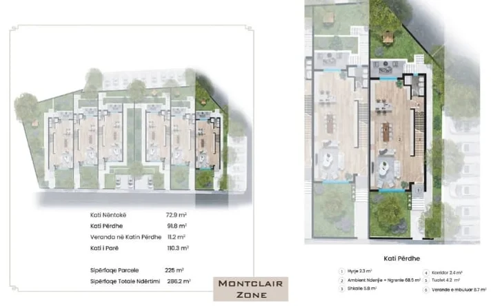 Tirane, shitet Vile Vile 2 Katshe Kati 8, 286 m² 686.000 € (seit Bathorja)