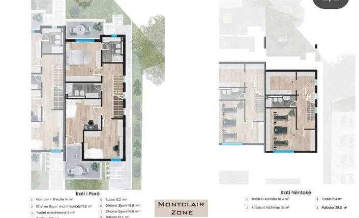 Tirane, shitet Vile Vile 2 Katshe Kati 8, 286 m² 686.000 € (seit Bathorja)