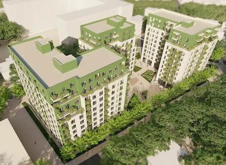 Tirane, shitet apartament 1+1 Kati 3, 70 m² (Viva Complex)