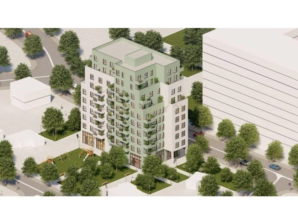 Tirane, shitet apartament 1+1 Kati 9, 84 m² 130.500 € (Javer Malo prane qendres GLOBE)