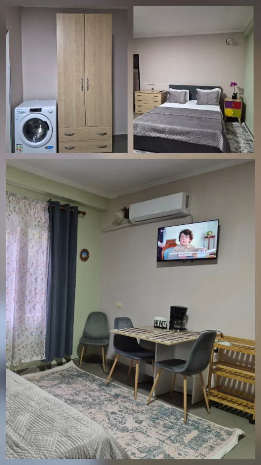 Tirane, jepet me qera apartament 1+1 Kati 1, 30 m² 395 € (RR Qemal Stafa perballe Shkolles Fan Noli)