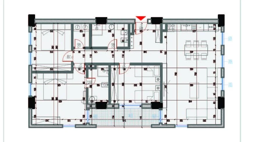 SHITET: 3+1+2wc & Ballkon( 143m2) 📍Kristal Center || ***MUNDESI BLERKE ME KESTE***  - Afati Perfundimit: DHJETOR 2026 🚀 ((385,290 Euro))