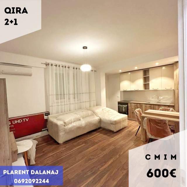 Tirane, jepet me qera apartament 2+1+BLK Kati 6, 600 Euro (Rruga Dritan Hoxha)