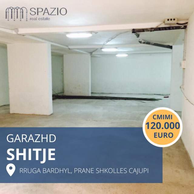 Tirane, shitet garazh Kati -1, 240 m² 120.000 Euro (Rruga ''Bardhyl'')