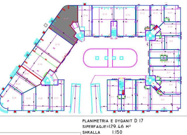 Tirane, ofert ambjent biznesi Kati 0, 378 m² 2.500 Euro/m2 (Yzberisht)