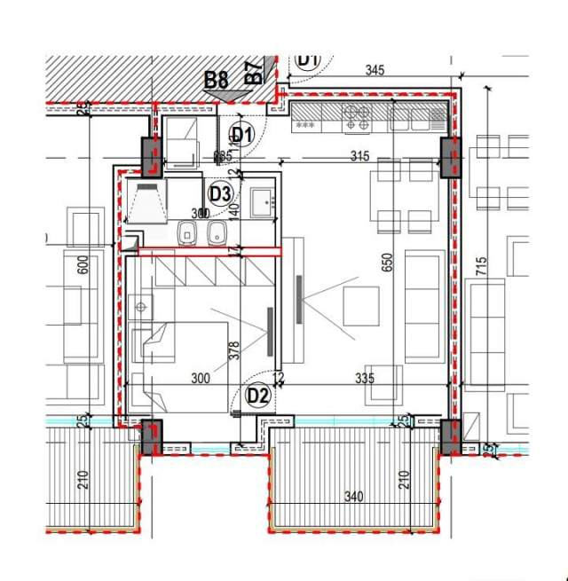 Tirane, shes apartament 1+1+BLK Kati 8, 61 m² 75.500 Euro (Rruga Dritan Hoxha)