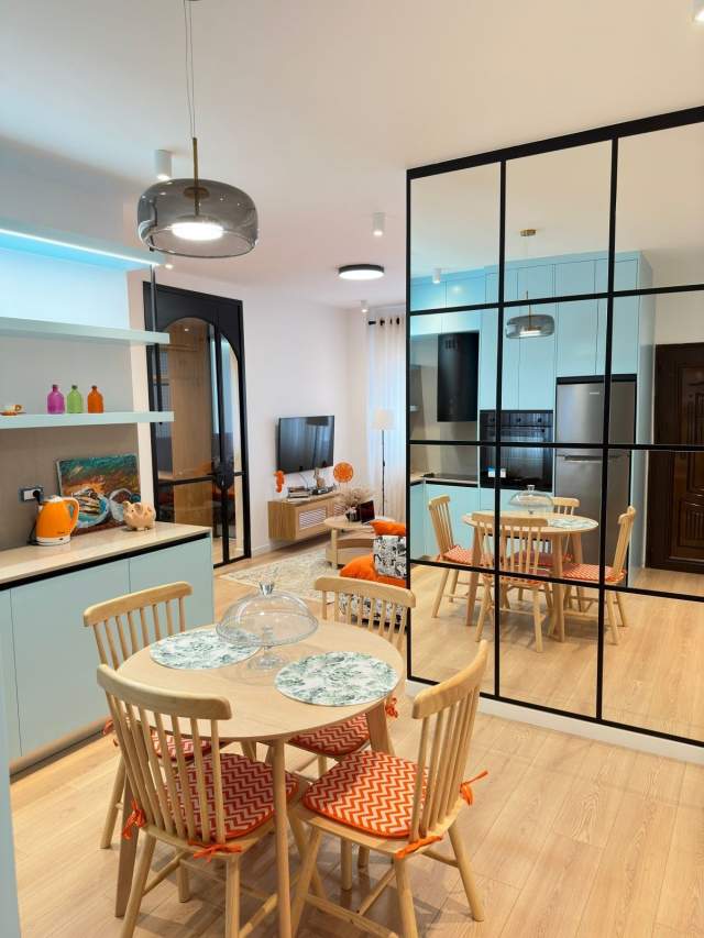 Tirane, jepet me qera apartament 1+1+BLK Kati 7, 57 m² 650 Euro (Ura e Tabakeve)