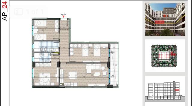 Tirane, shitet apartament 3+1+A+BLK Kati 4, 124 m² 89.000 Euro (Gryka e Kacanikut)