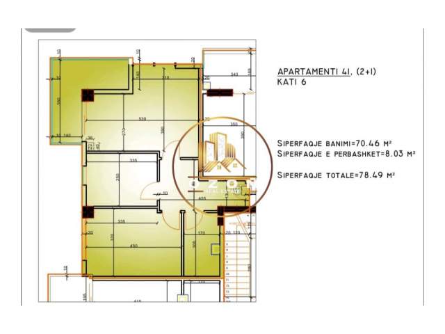 Pogradec, shitet apartament 1+1+A+BLK Kati 1, 67 m² 62.000 Euro (POGRADEC PRANE LIQENIT)