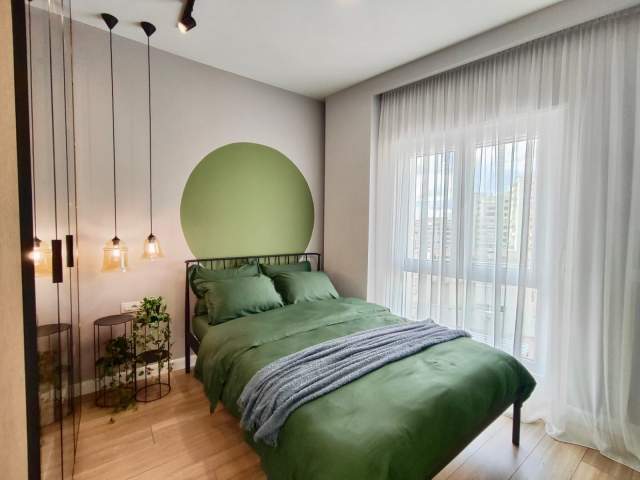 Tirane, jepet me qera apartament 2+1 Kati 7, 64 m² 950 Euro (Rr. Barrikadave)