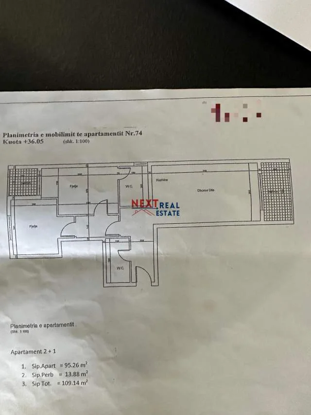 REZERVO PRONEN VETEM ME 500€! Vlore, shitet apartament 2+1+A+BLK Kati 12, 109 m² 130.000 Euro (Perballe Stadiumit “Flamurtari”, Vlore)
