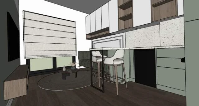 Tirane, jepet me qera apartament Kati 7, 35 m² 350 Euro (Rruga Jordan Misja  Tirana)