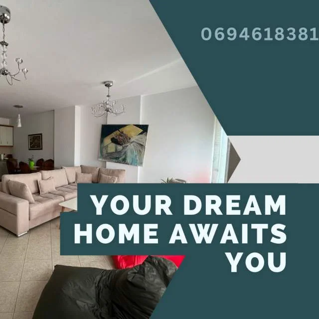 Tirane, jepet me qera apartament 2+1+BLK Kati 1, 85 m² 68.000 Leke