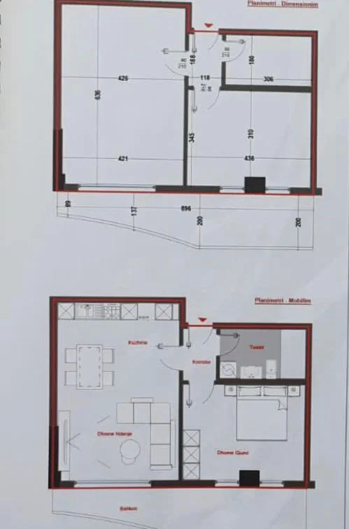 Shengjin, shitet apartament 1+1 Kati 3, 85 m² 1.100 Euro/m2 (Rruga Lezhe-Shengjin)
