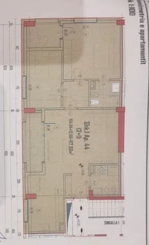 Tirane, shitet apartament 2+1 Kati 3, 117 m² 1.100 Euro/m2 (Ruga Bylis)