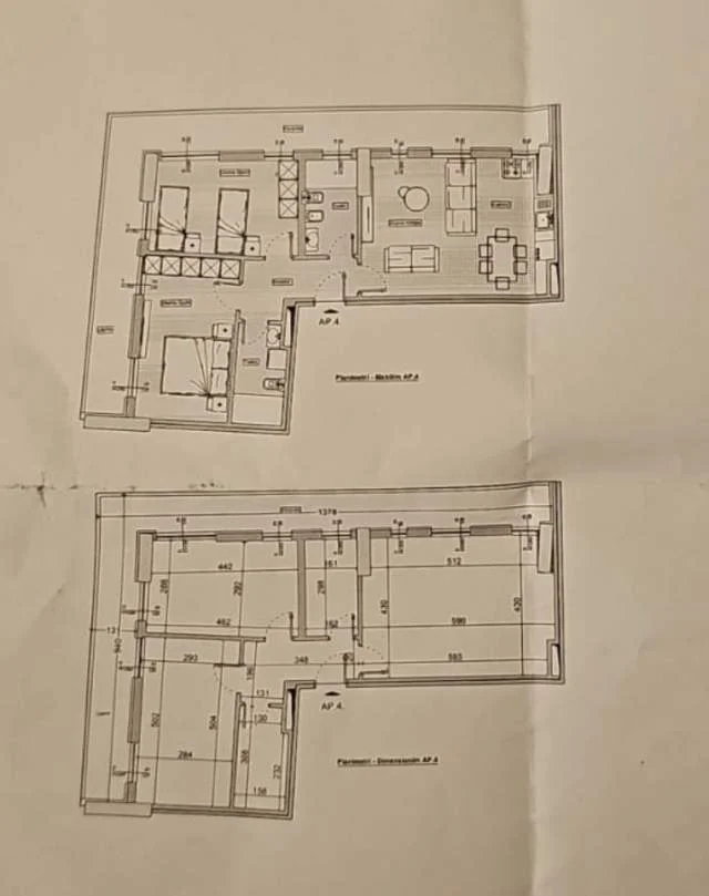 Tirane, shitet apartament 3+1 Kati 1, 125 m² 1.350 Euro/m2 (Rruga Jordan Misja)