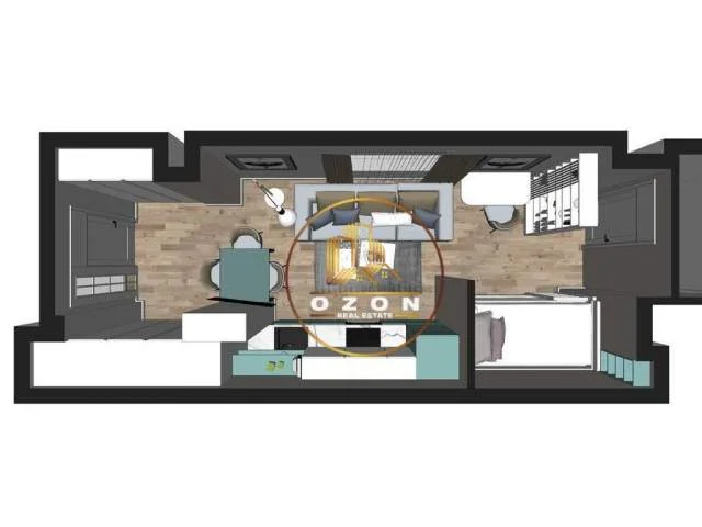 Tirane, jepet me qera garsonier 1+1 Kati 1, 42 m² 400 Euro (Rruga e Barrikadave)