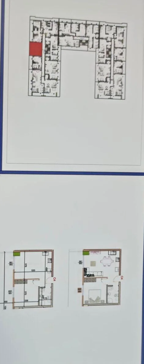 Golem, shitet apartament 1+1 Kati 5, 63 m² 900 Euro/m2 (Bulevardi i Palmave)