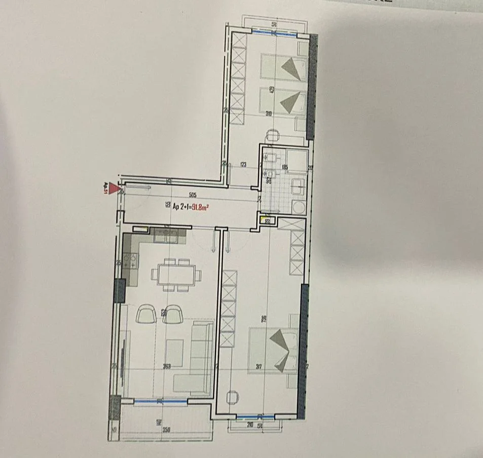 APARTAMENTE 1+1, 2+1 NE SHITJE NE KAMEZ