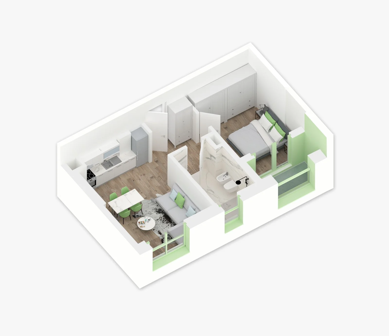 Shes apartament 1+1 !