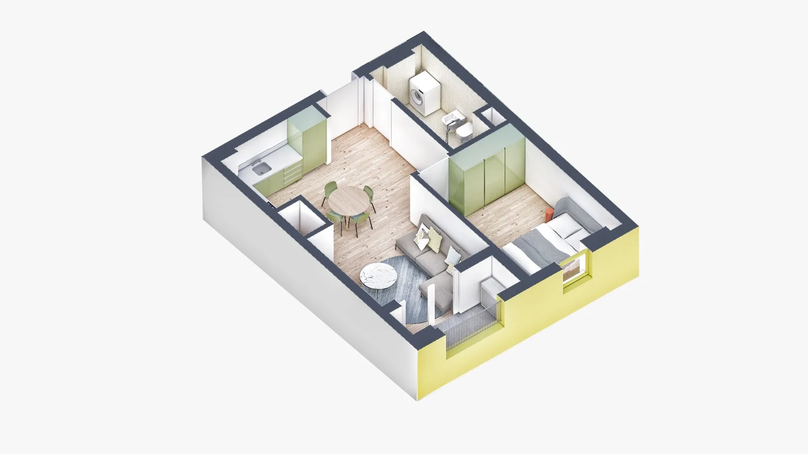 Shes apartament  1+1 !