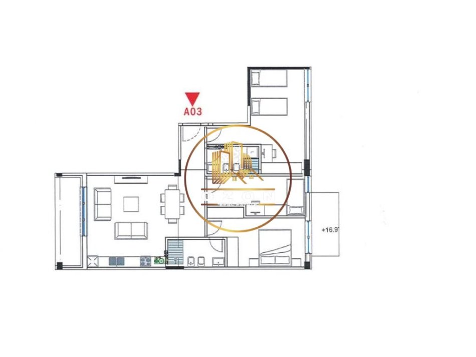 Super Okazion Apartament 3+1+2 për Shitje tek Kompleksi Ndregjoni, Bulevardi i Ri,1330 Euro/m²!