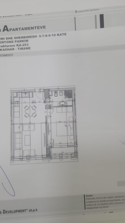 Tirane, shitet apartament 1+1, Kati 2, 66 m² 79,000 € (Astir)